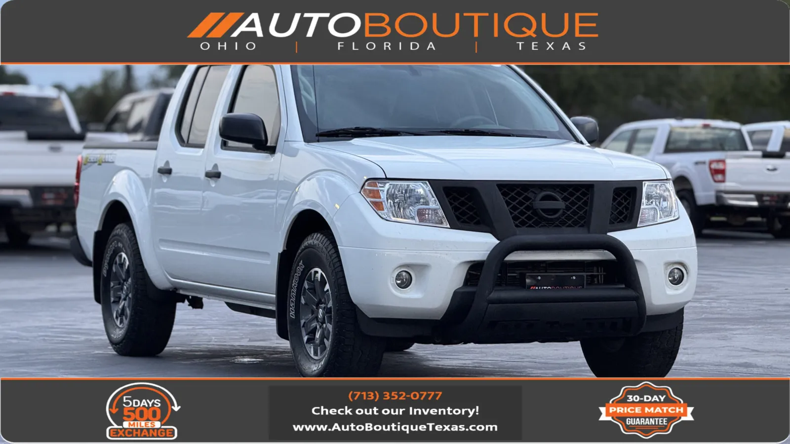 White 2019 Nissan Frontier Desert Runner for sale in Alvin, TX