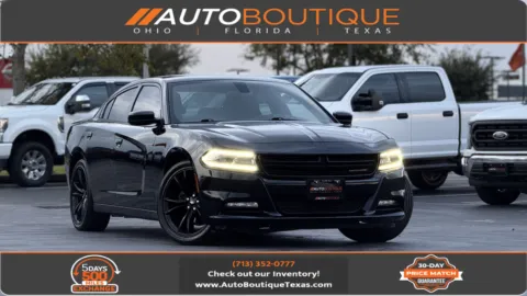 Black 2018 Dodge Charger SXT for sale in Alvin, TX