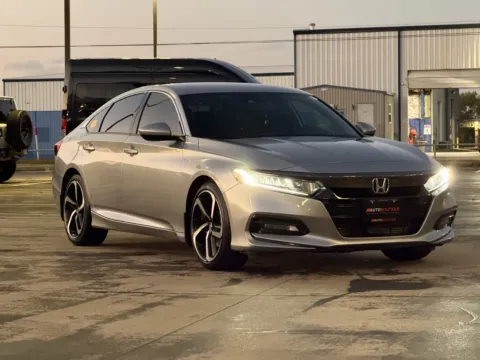 Silver 2018 Honda ACCORD SPO Sport 1.5T for sale in Alvin, TX