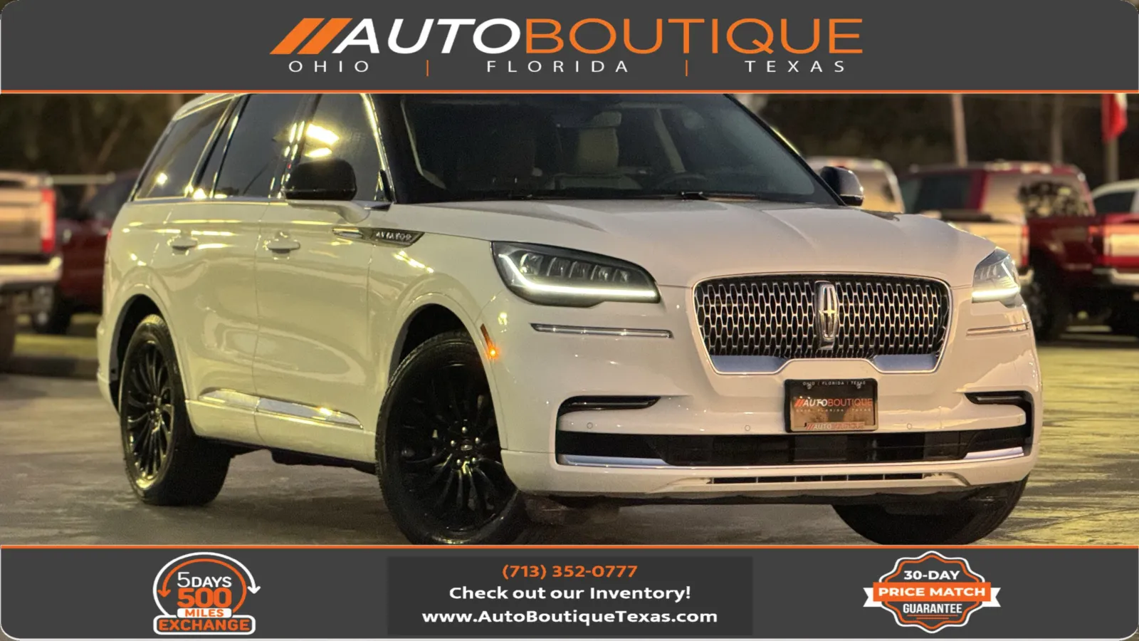 Black 2024 Lincoln Aviator Premiere for sale in Alvin, TX