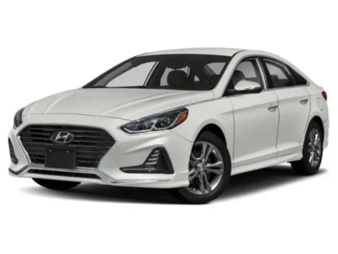 White 2018 HYUNDAI SONATA SPO SEL for sale in Alvin, TX