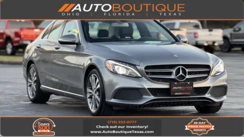 Gray 2015 Mercedes-Benz C-Class C 300 for sale in Alvin, TX