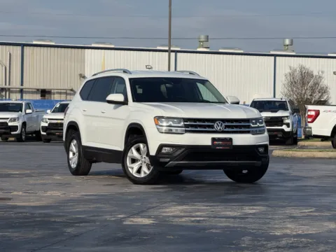 White 2019 Volkswagen Atlas 3.6L V6 SE w Technology for sale in Alvin, TX