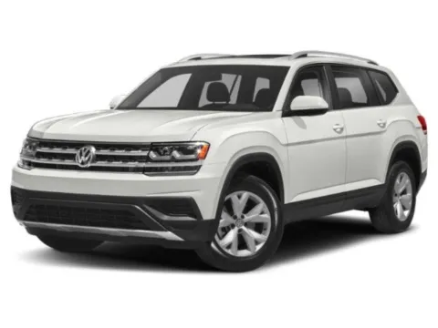 White 2019 Volkswagen Atlas 3.6L V6 SE w Technology for sale in Alvin, TX