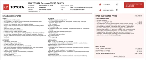 More photos of 2011 Toyota TACOMA PRE PreRunner at Auto Boutique Texas, TX