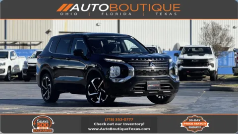 Black 2022 Mitsubishi Outlander ES for sale in Alvin, TX