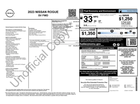 Photos of 2023 Nissan Rogue SV for sale in Alvin, TX at Auto Boutique Texas