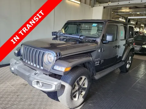 Gray 2022 Jeep Wrangler Unlimited Sahara for sale in Alvin, TX