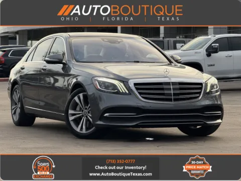 Gray 2018 Mercedes-Benz S-Class S 450 for sale in Alvin, TX