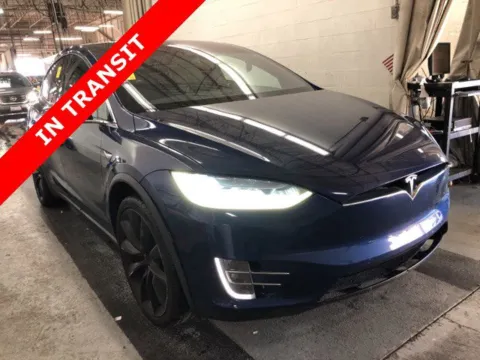 Blue 2019 Tesla Model X 75D for sale in Alvin, TX