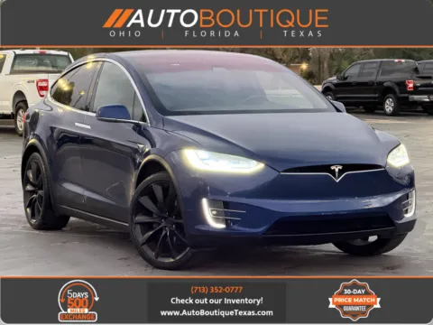 Blue 2019 Tesla Model X 75D for sale in Alvin, TX