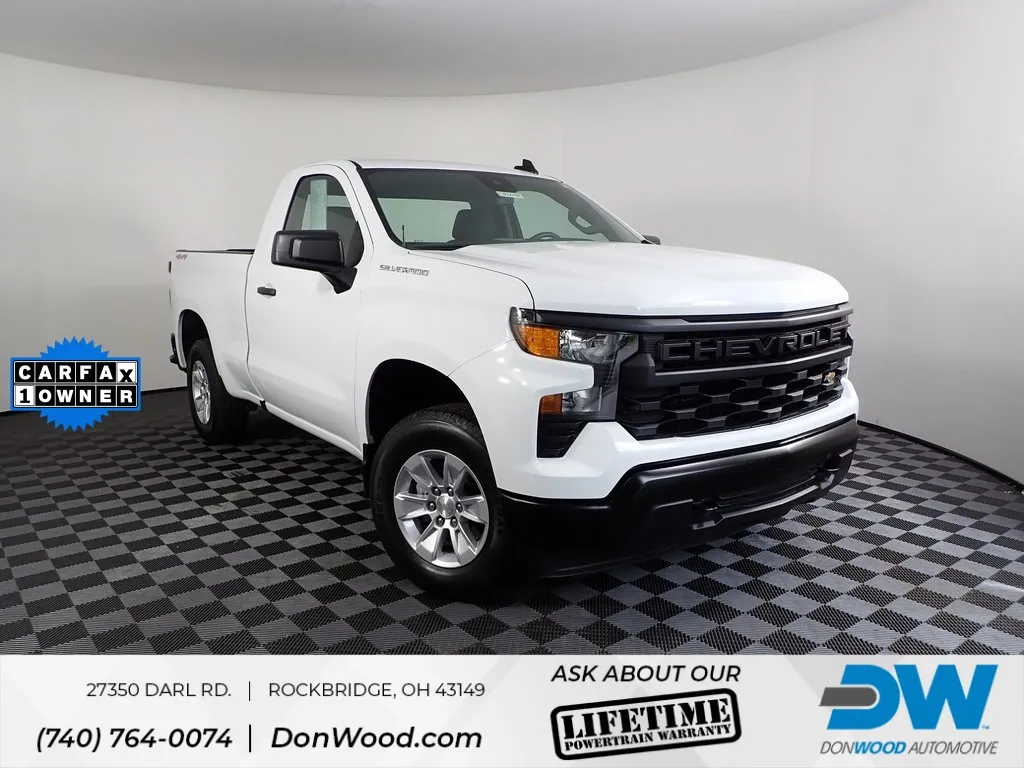 White 2024 Chevrolet Silverado 1500 WT for sale in Athens, OH