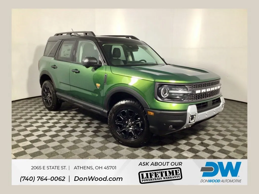 Green 2025 Ford Bronco Sport Badlands for sale in Athens, OH