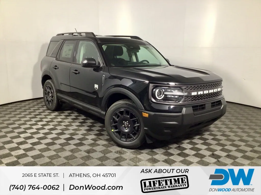 Black 2025 Ford Bronco Sport Big Bend for sale in Athens, OH