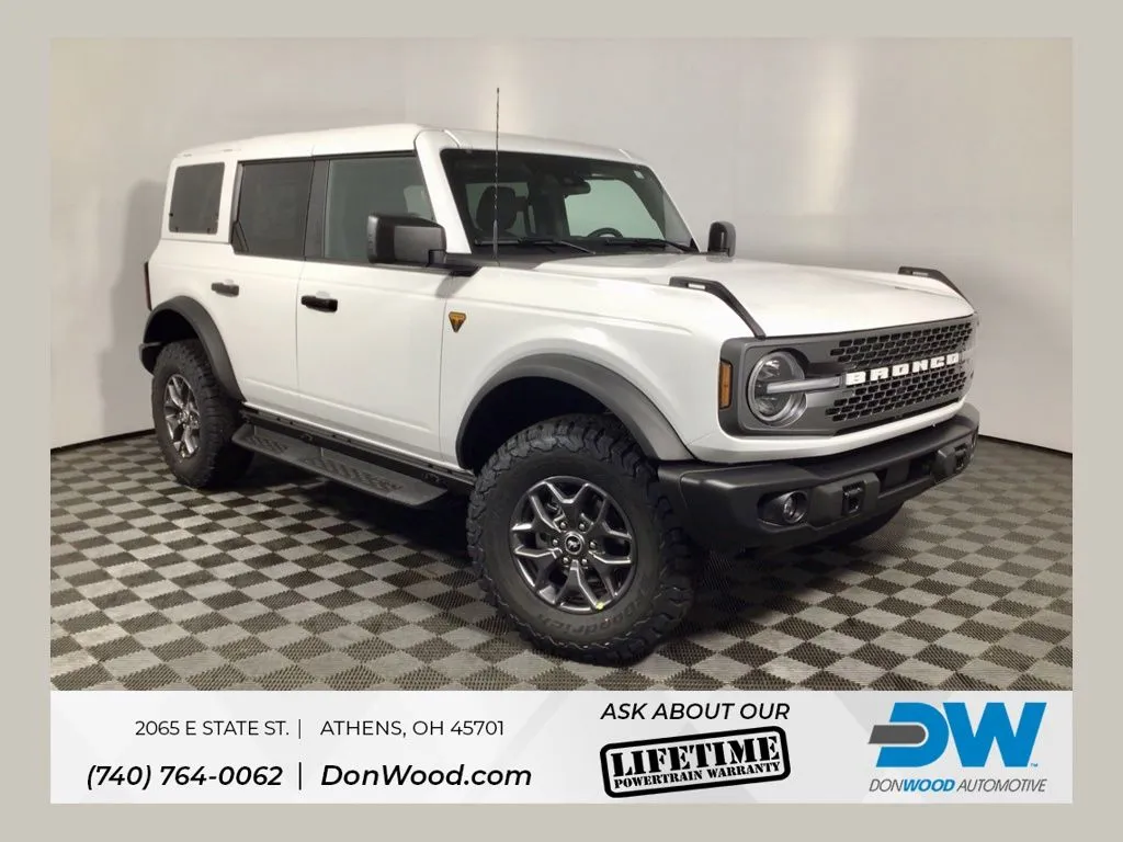 White 2025 Ford Bronco Badlands for sale in Athens, OH