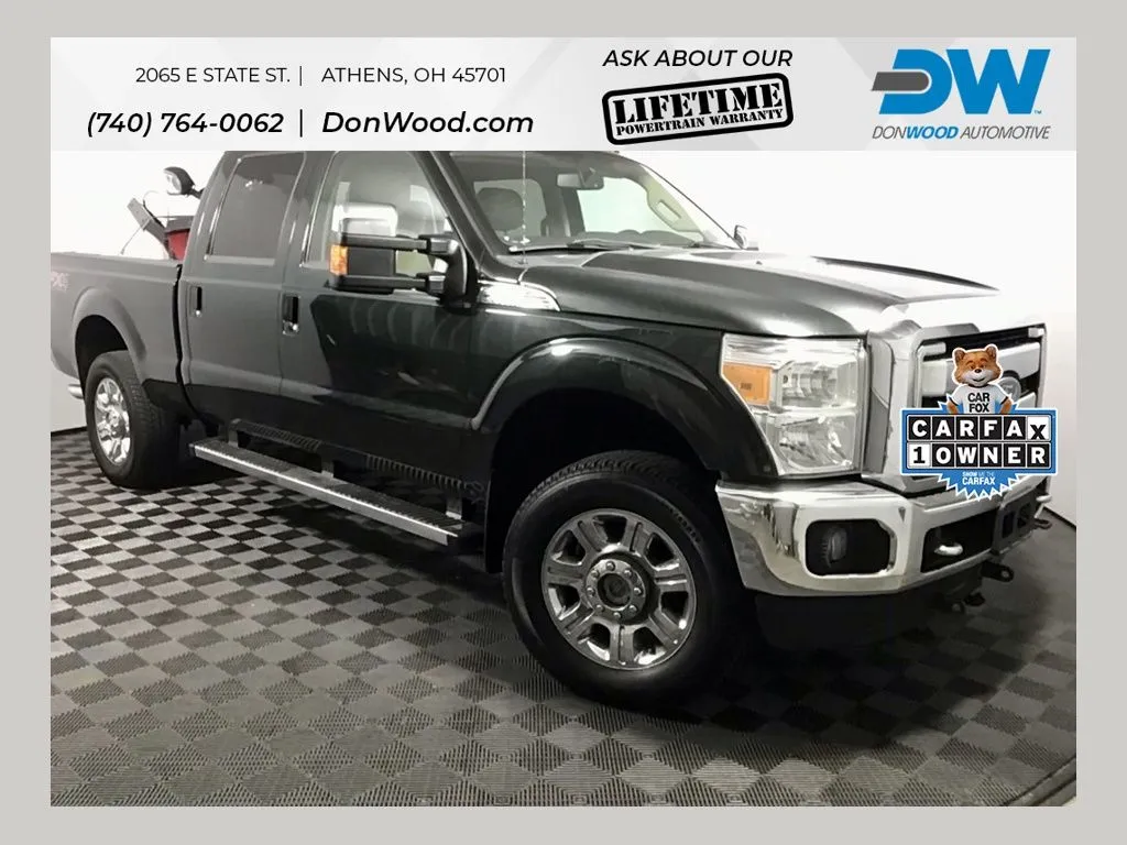 Green 2013 Ford F-350SD Lariat for sale in Athens, OH