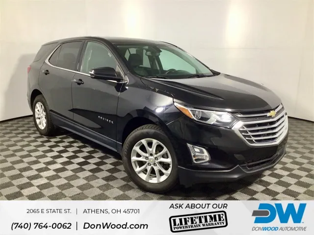 Black 2018 Chevrolet Equinox LT for sale in Athens, OH