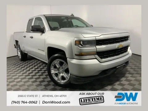 Silver 2018 Chevrolet Silverado 1500 Custom for sale in Athens, OH