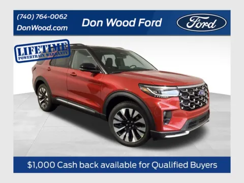 Red 2026 Ford Explorer Platinum for sale in Athens, OH