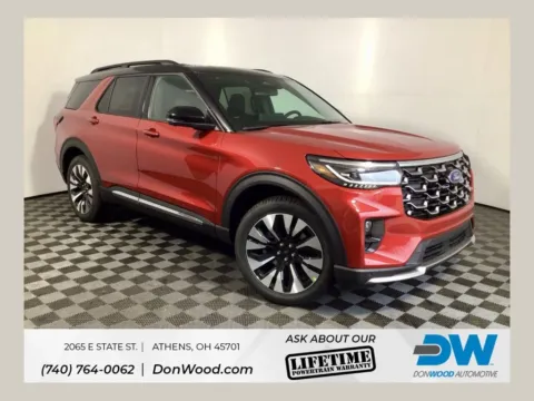 Red 2026 Ford Explorer Platinum for sale in Athens, OH