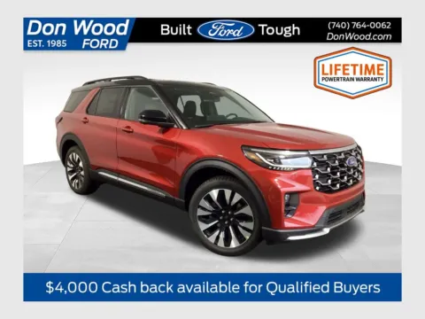 Red 2026 Ford Explorer Platinum for sale in Athens, OH