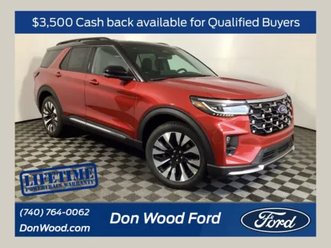 Red 2026 Ford Explorer Platinum for sale in Athens, OH