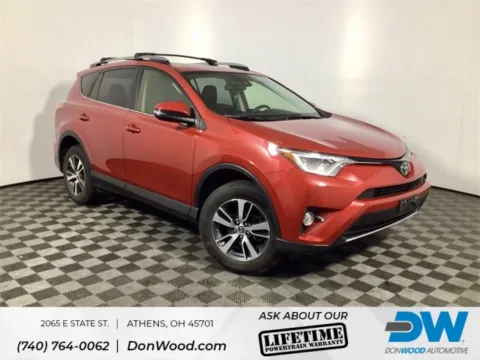 Red 2017 Toyota RAV4 XLE for sale in Athens, OH