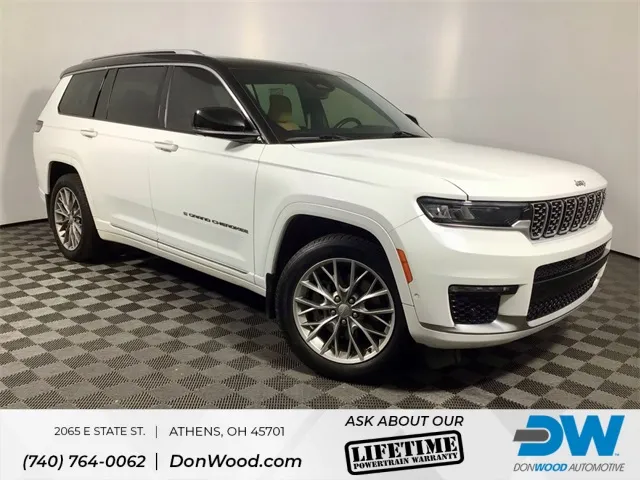 White 2022 Jeep Grand Cherokee L Summit for sale in Athens, OH