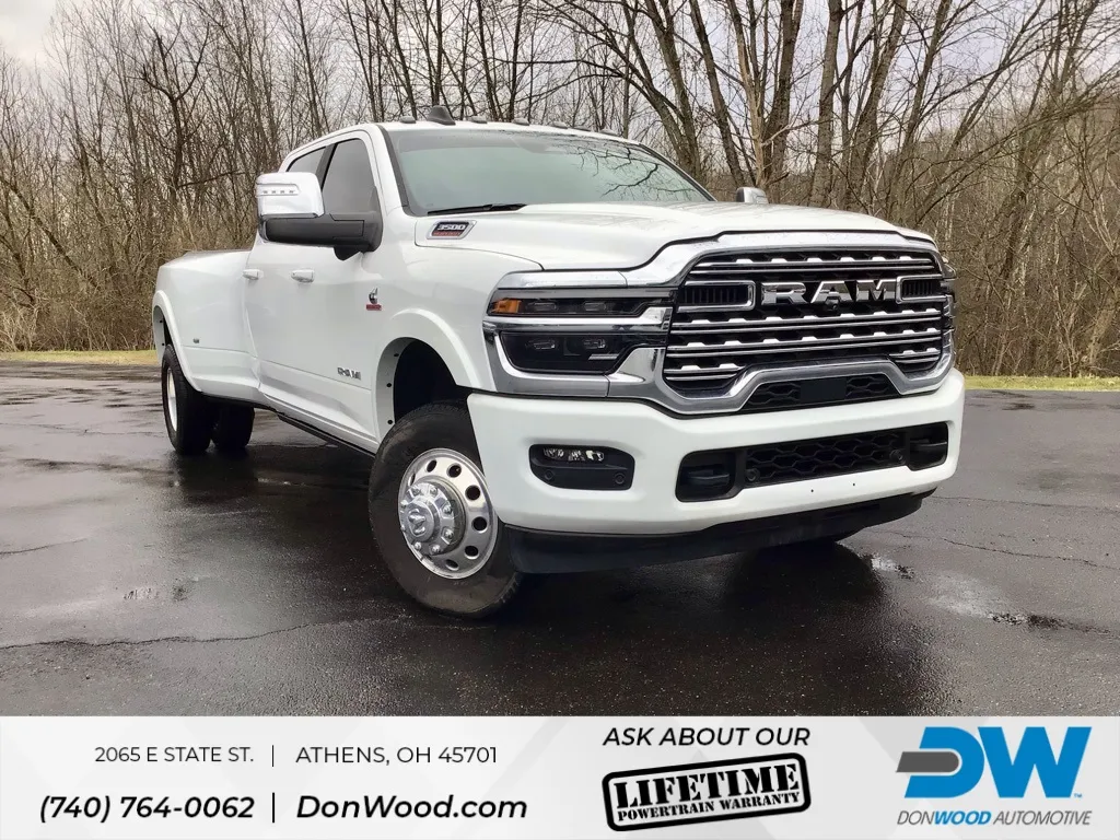 White 2025 Ram 3500 Limited for sale in Athens, OH