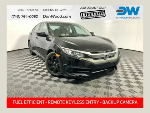 Black 2016 Honda Civic LX for sale in Athens, OH