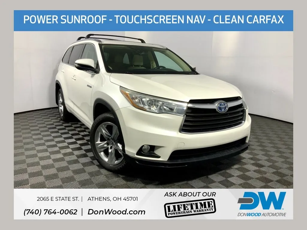 2016 Toyota Highlander Hybrid Limited Platinum for sale in Athens, OH