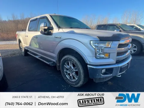 Silver 2016 Ford F-150 Lariat for sale in Athens, OH