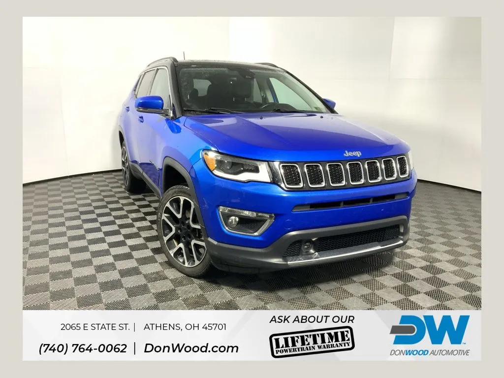 Blue 2018 Jeep Compass Limited for sale in Athens, OH
