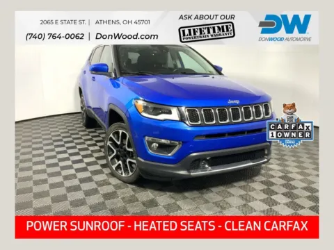 Blue 2018 Jeep Compass Limited for sale in Athens, OH