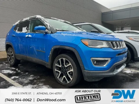 Blue 2018 Jeep Compass Limited for sale in Athens, OH