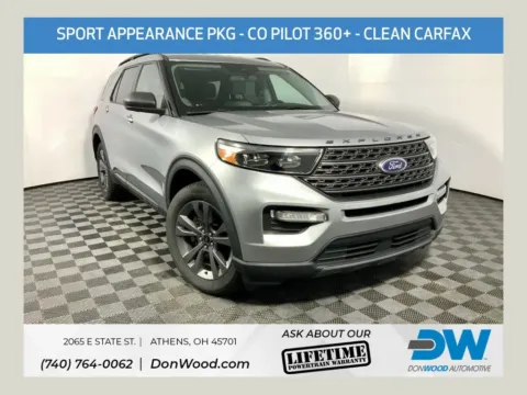 Silver 2021 Ford Explorer XLT for sale in Athens, OH