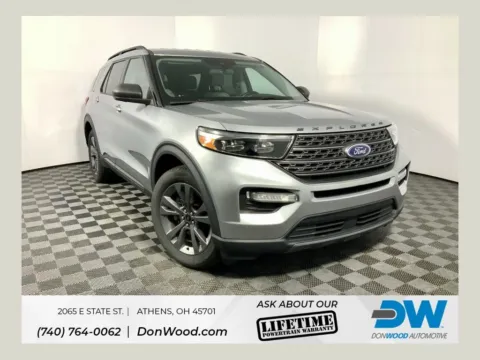 Silver 2021 Ford Explorer XLT for sale in Athens, OH