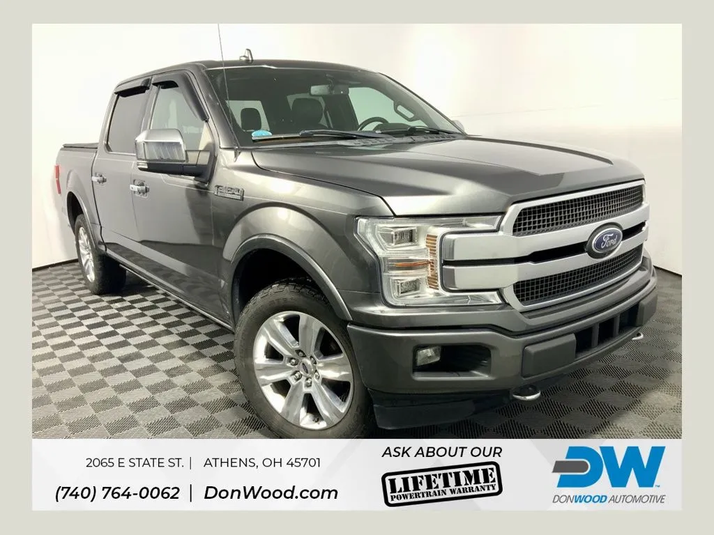 Gray 2018 Ford F-150 Platinum for sale in Athens, OH
