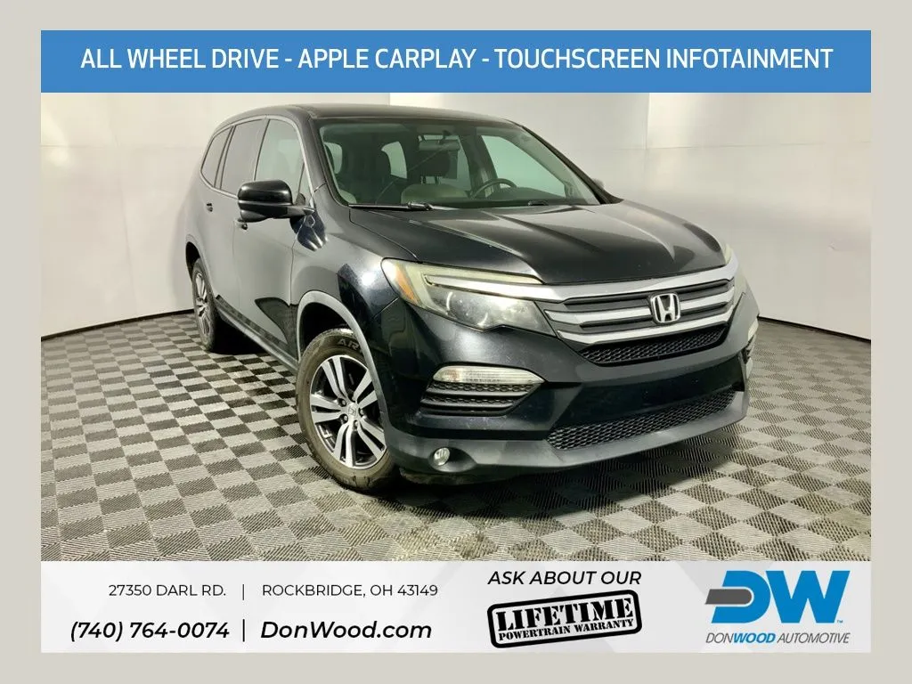 Black 2017 Honda Pilot EX for sale in Athens, OH