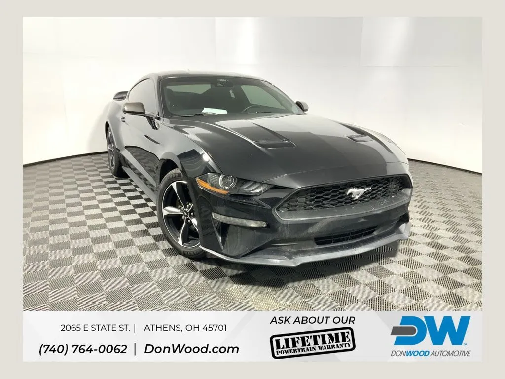 Black 2021 Ford Mustang EcoBoost for sale in Athens, OH