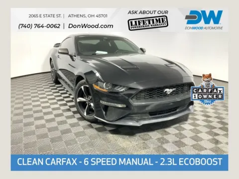 Black 2021 Ford Mustang EcoBoost for sale in Athens, OH