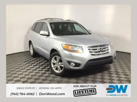 Silver 2010 Hyundai Santa Fe Limited for sale in Athens, OH
