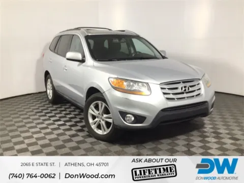 Silver 2010 Hyundai Santa Fe Limited for sale in Athens, OH