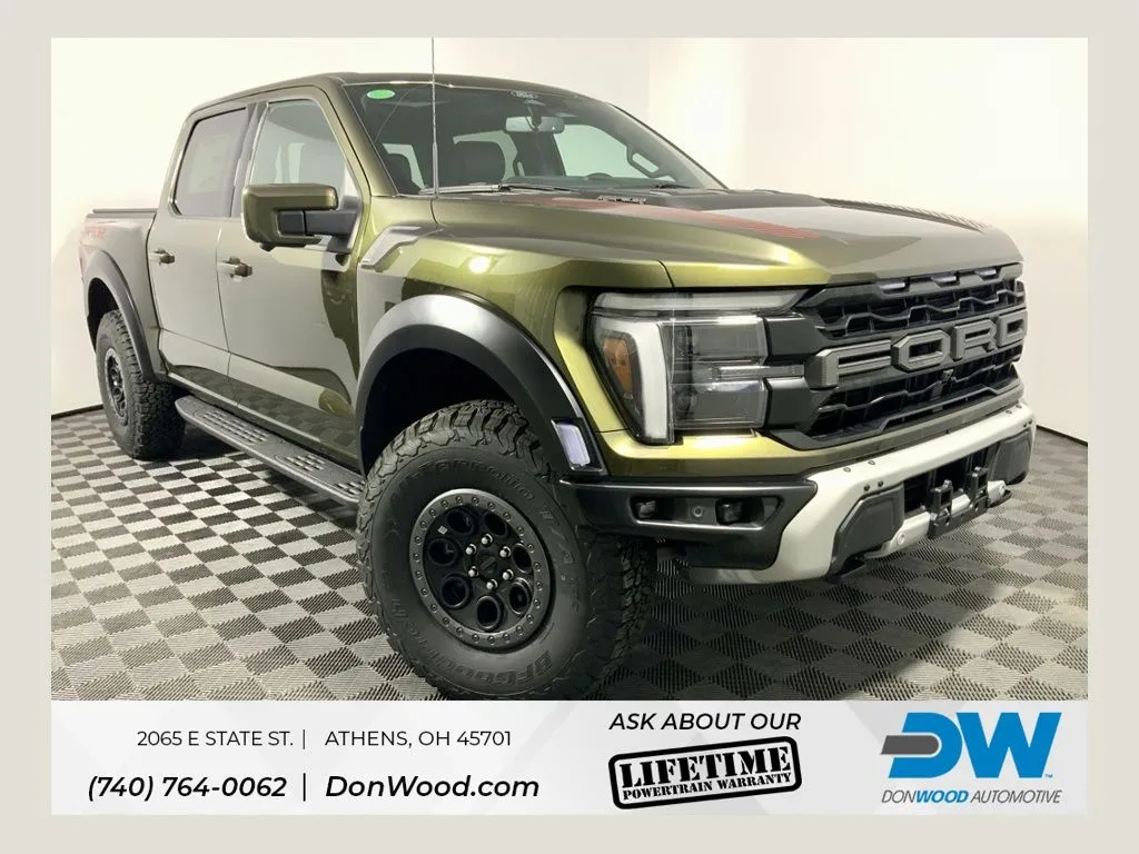 Green 2025 Ford F-150 Raptor for sale in Athens, OH