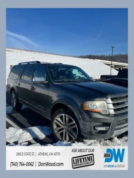 Gray 2016 Ford Expedition EL Platinum for sale in Athens, OH