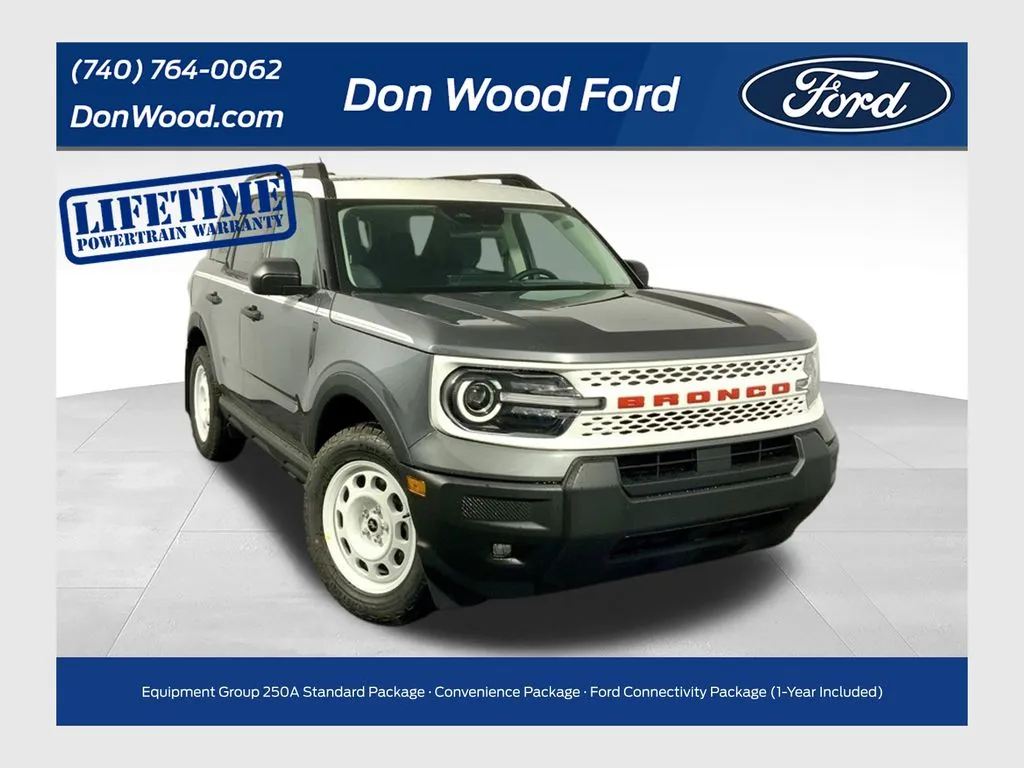 Gray 2026 Ford Bronco Sport Heritage for sale in Athens, OH