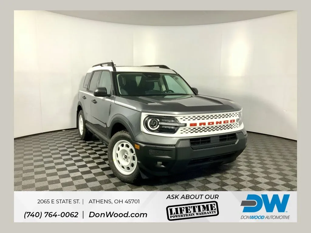 Gray 2026 Ford Bronco Sport Heritage for sale in Athens, OH