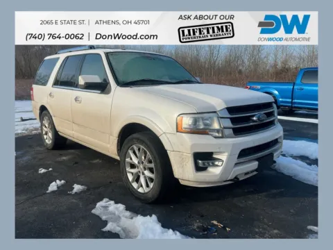 White 2015 Ford Expedition Limited for sale in Athens, OH