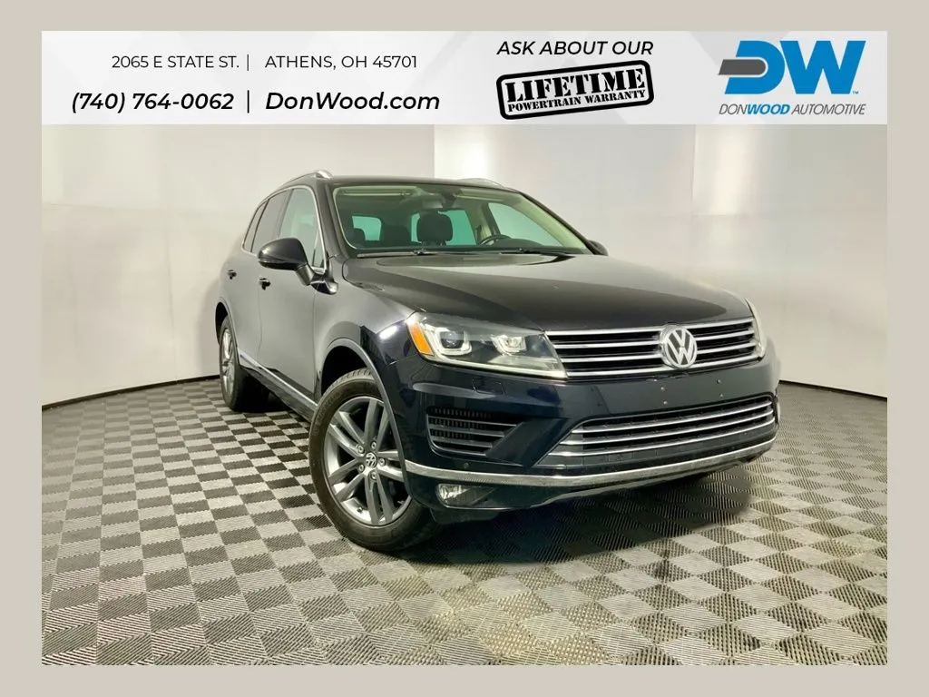 Black 2016 Volkswagen Touareg V6 TDI for sale in Athens, OH