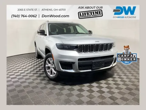 Silver 2021 Jeep Grand Cherokee L Limited for sale in Athens, OH
